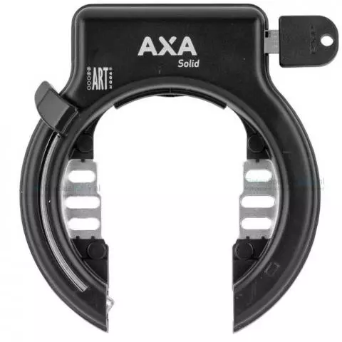 Sluier nemen jaloezie AXA fietsslot zwart ART2 : Inslagbeveiliging Cilinderhuis!